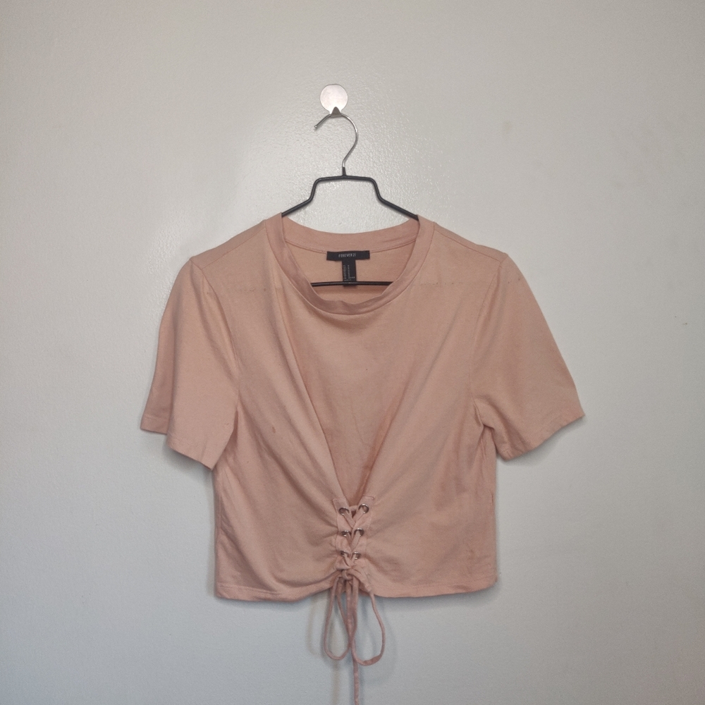 Tie front top